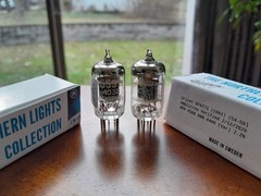 LM Ericsson 5591 403B NOS Tubes – ELITE PAIR – Amplitrex 4500Gm/90% – 1961