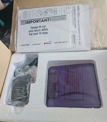 SPECTRA 5″ Black & White AC/DC/12v Portable TV with AM/FM Radio – New Old Stock