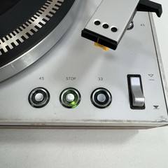 Philips 212 Electronic Turntable – Parts or Repair – Power Button Stuck