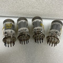 (4) Sylvania 5814A Tubes Matched Mil Spec 12Aau7