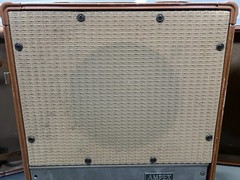 Pair of Vintage Ampex 620 Tube Amplifier Speaker Suitcase Powered FOR PARTS