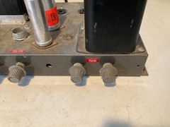 Vintage Tube Amplifier Chassis – Mono Project – Phono/Mic/Tuner – Parts Only