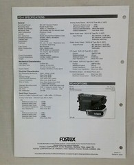 Vintage Fostex Portable Digital Audio Recorder PD-4 Advertising Brochure
