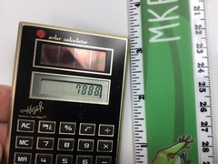 Vintage Taiwan Calculator Solar Battery