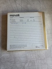 Maxell UD 35-90 7″ Plastic Reel to Reel Recoding Tape Open Box Never Used