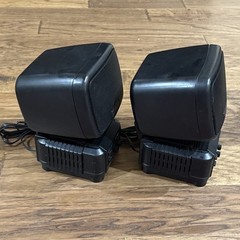 Set of 2 Vintage AIWA SC-B10-H Speaker System Tested SEE DESCRP Free Shipping