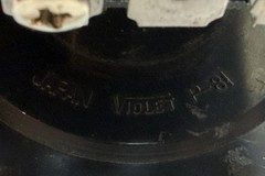 Pair Vintage Realistic Violet AT-50H L-Pad 8 Ohm Speaker Level Controls Japan