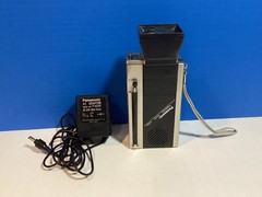 Vintage 1984 Panasonic Travelvision TR-1030P TV AC/DC 4-Way Works W Power supply