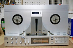 Serviced,74 Parts Replaced,Fast Winding AKAI GX77.See Pictures Of Work Done