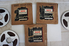 Lot of 3 Scotch 1/2” 3600ft Metal Reel-to-Reel Magnetic Tapes
