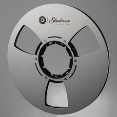 Studevox 10.5″ Edge Polished Silver Aluminium Tape Reel For Reel Tape Recorders