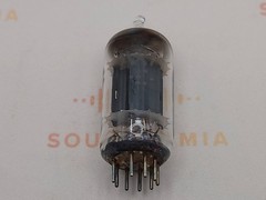 1x GE 12AX7 ECC83 Long Plates Square Getter – Near NOS