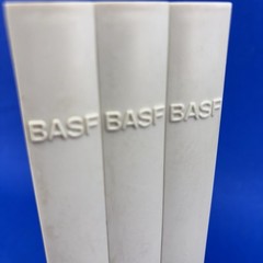 Vintage BASF Reel to Reel Plastic Storage Case Empty Holds 3 X 7″ Tape Clean