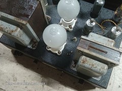 BECKMAN HYDROGEN LAMP POWER SUPPLY MODEL 8 HUGE TRANSFORMERS COOL CHASSIS
