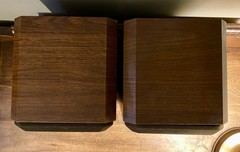 OPTIMUS STS 50AV 40-8230 SPEAKER PAIR WOOD GRAIN BROWN 8 OHMS 40W RMS MALAYSIA