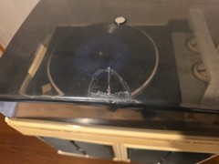 VINTAGE GE Concert Hall Stereo Turntable TESTED WORKING – Damaged Dust Cover