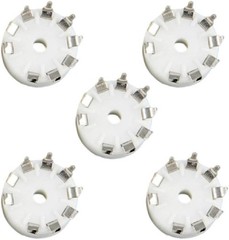 5pcs Ceramic 9 Pin B9A PCB Mount Tube Socket for 12AX7 12AT7 12AU7 E88CC 6922…