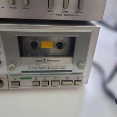 Technics M-202 Dual Cassette Deck SU-V11 Integrated Amplifier Tested Japan