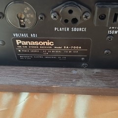 Panasonic SA-700A Vintage AM/FM FET Solid State Stereo Receiver Wood Case