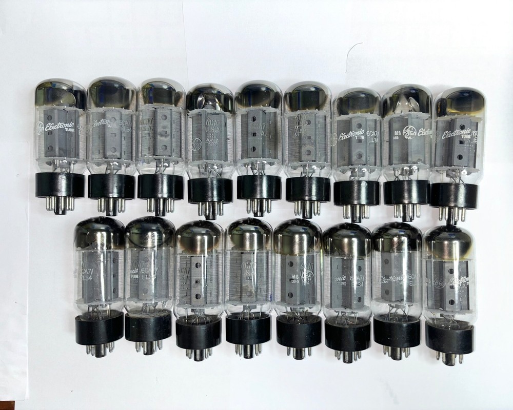 1 pcs. 6CA7/EL34 GE FAT Bottle Audio Output Vacuum tube