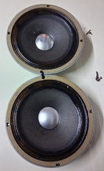 Vintage JBL – D216 Signature Speakers / Nice working pair 16 ohm, 8″ drivers.