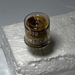 Vintage Glass Electron Tube Model 932 MPN 932 Electronic Component Made in USA
