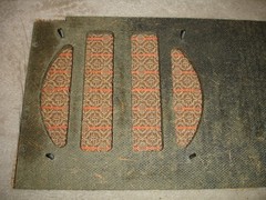 Vintage Tweed Speaker Covers from 1960s Magnavox Console approx 16×8