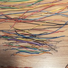 *OEM PARTS* PIONEER SX-1050 *HUGE LOT OF COLOR CODED WIRES*