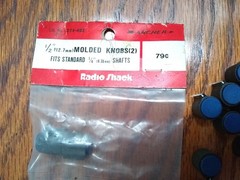 Archer Radio Shack 274-403 Molded Knobs Blue