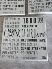 New NOS Radio Shack ConcerTape Recording Tape Lot Of 3 1800ft 7” Reel Sealed