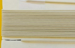 25-Ft Braided Dial String Vintage Radios Clock Weight Cord 0.054″ (1.4mm) White