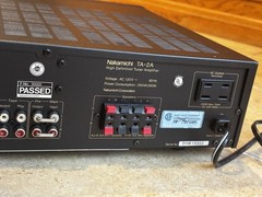 Nakamichi TA-2A Stereo Receiver Taiwan