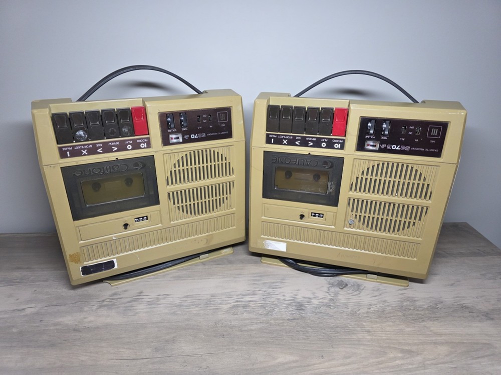 Califone 5270B Cassette/Tape Player/Recorder Vintage Portable A/V Audio UNTESTED