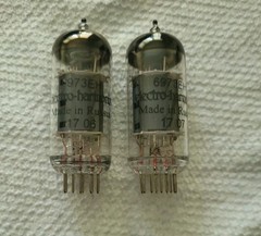 6973, Electro-Harmonix, Russia, Vacuum Tube, Pair, Power