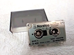 Norelco Mini Cassette Tape for Norelco Type Dictation Systems, 15 Min Each Side