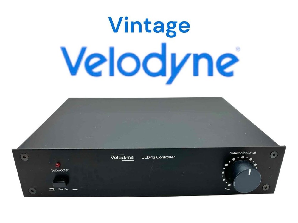 Velodyne ULD-12E1 Subwoofer Vintage 1988 Controller – UnTested