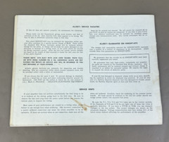 KNIGHT KB85 STEREO AMPLIFIER MANUAL D-1316