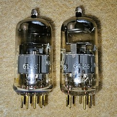 Amperex PQ 6922 O-Getter Gold Pins – Made in USA 1963 – Strong Matched Pair