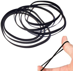 50Pcs Recorder Rubber Belts, Cassette Recorder Repair Rubber Belts 40-135 MM (3M