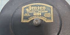 Jensen type J , JAP-40 Vintage Coaxial Speaker 3 in Tweeter 12 ” Woofer Rare