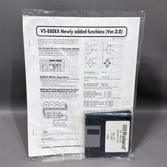 Ver.2.001 Roland VS-880EX Workstation Update Added Functions For Mac & PC Disk