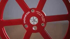 2X 7” Pioneer red PR-85 Aluminum Reel to Reel RT-707 909 Empty Take Up Reel