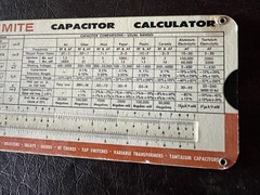 Vintage 1960’s Ohmite Capacitor Calculator