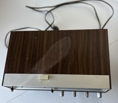 ZENITH F472W-3 Circle of Sound Flip Clock AM/FM Radio Woodgrain Radio PARTS READ