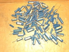 100 x AJAX “Blue Molded” Capacitor Pulls 200v *.022-.027-.018-.056-.15 etc…#9