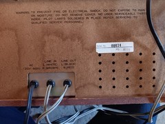 THOMAS model 3030 double cassette / 8 track tape deck “UNIQUE”