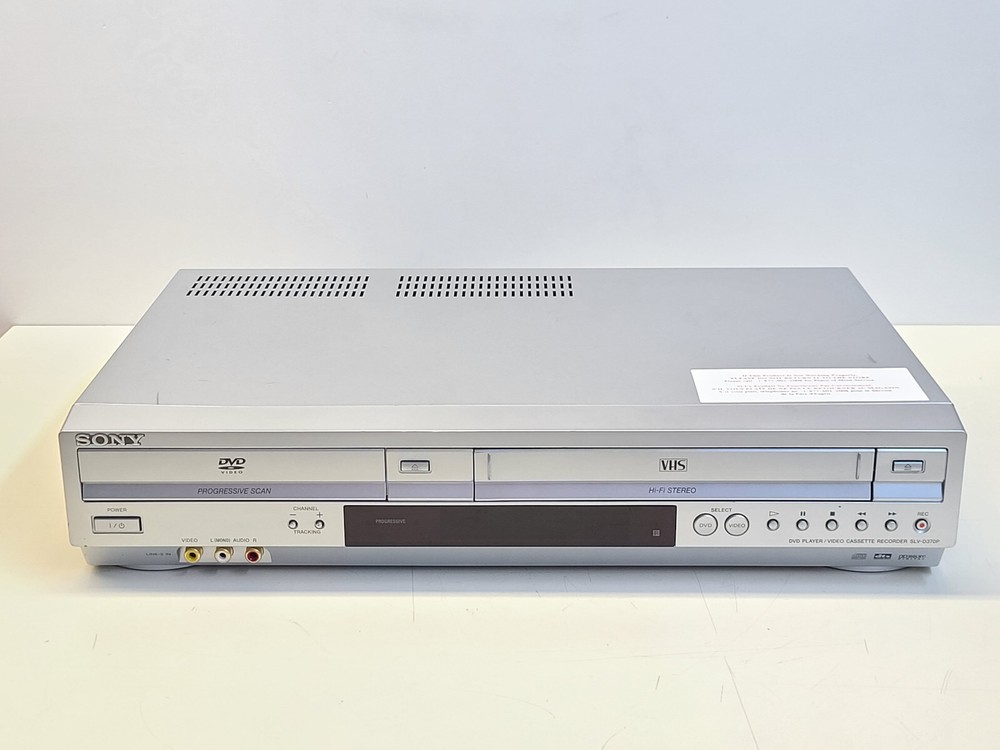 Sony COMBO DVD Player/Video Cassette Recorder SLV-D370P NO REMOTE TESTED
