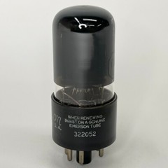 (1) Tested Emerson 6V6GT Tube Black Glass Emerson 6V6 GT Tube Power Tube