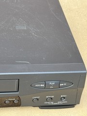 Mitsubishi HS-U446 Hi-Fi VHS VCR Player Recorder Tested And Working No Remote