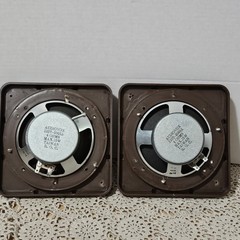 Lot 2 Vintage RV Speakers Audiovox 110T 2005A 4 OHMS 15W Taiwan – UNTESTED